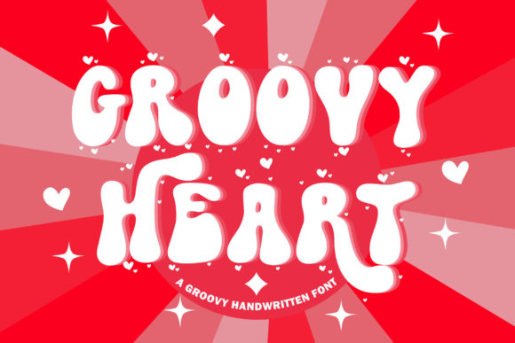 Exploring the Retro Vibe of XGroovy Heart Font