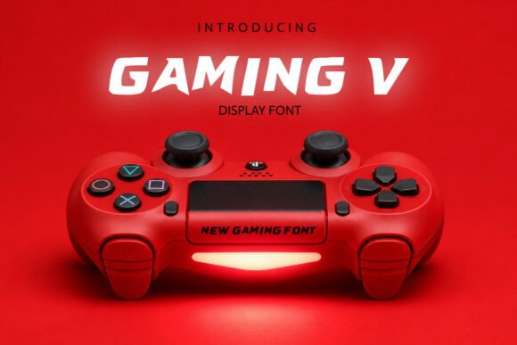 Gaming V: The High-Impact Typeface for Digital Dominance