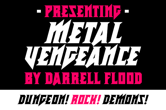 Metal Vengeance: A Typeface Forged in Fire