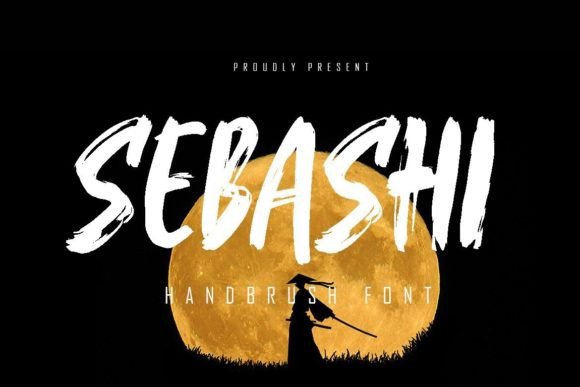 Sebashi: A Textured Brush Font for Bold, Authentic Design
